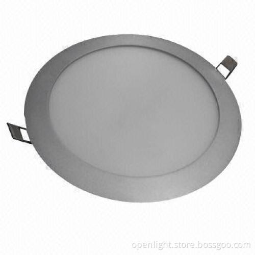 Newest Design LED Round Panel Light with AC 85-265V, 1,200lm High Lumen, 12W, 80% CRI